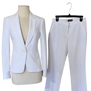 Express Women’s White Business Suit
